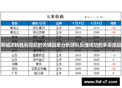 蓉城逆转胜利背后的关键因素分析球队反弹成功的多重原因